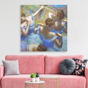 Arte de baile de bailarinas azules vintage de Edga