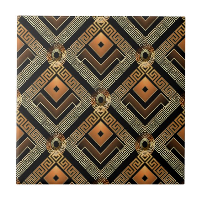 arte de baldosas griegas (Frente)