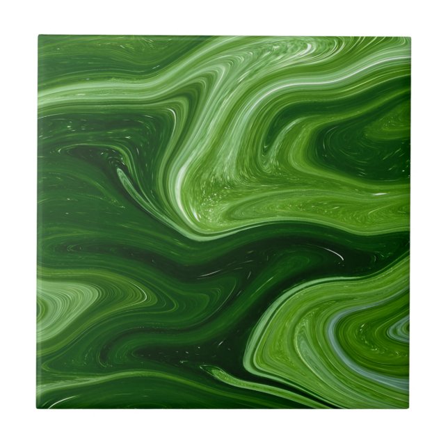 arte de baldosas malaquitas (Frente)