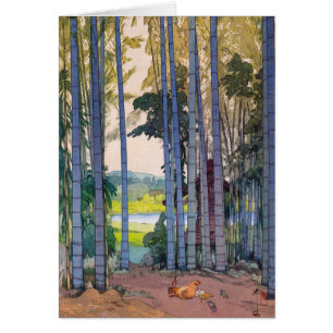 Arte de bambú del bosque de Yoshida del japanse