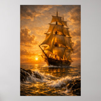 Arte de barco en pared marina