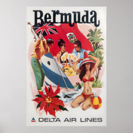 Arte de Bermudas Daniel Sweeney Imprimir Delta Air