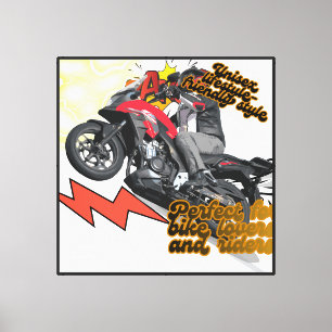 Arte de Bicicleta de Carreras