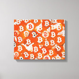 Arte de Bitcoin (#1) pintura al óleo
