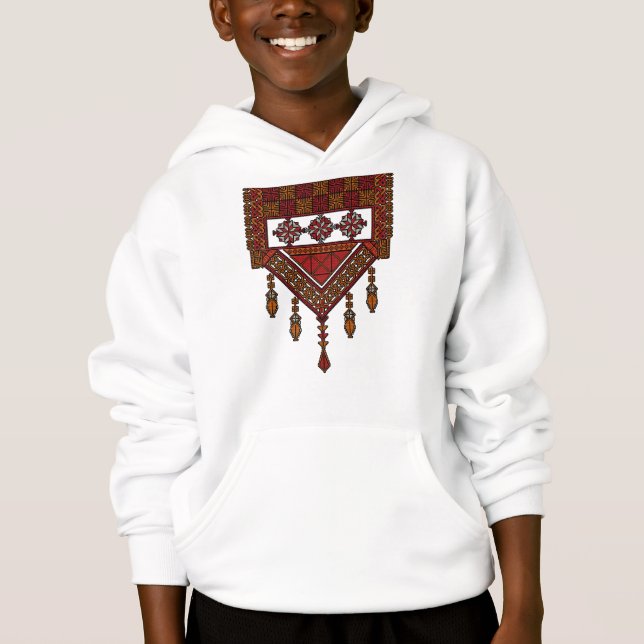 Arte de bordado de Tatreez palestino (Anverso)