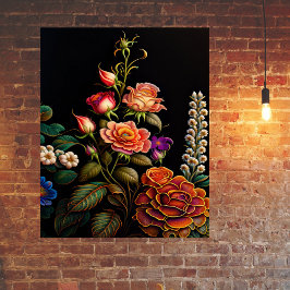 Arte de Bouquet rosa rosa floral