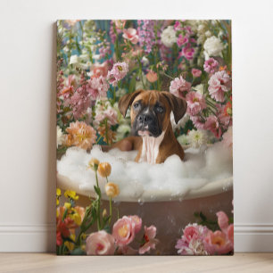 Arte de Boxer   Impresión en lienzo de arte de Box