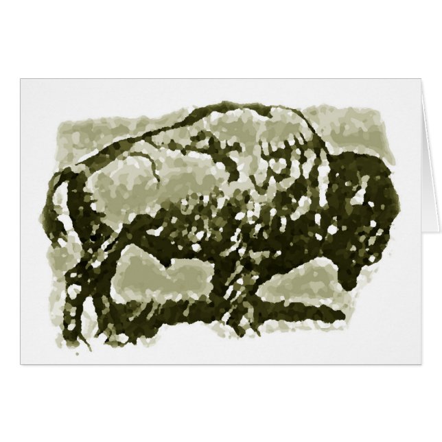 Arte de búfalo (Anverso (Horizontal))