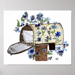 Arte de buzón de envío de cartas