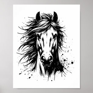Arte De Caballo Para Hombres Mujeres Jóvenes Retra