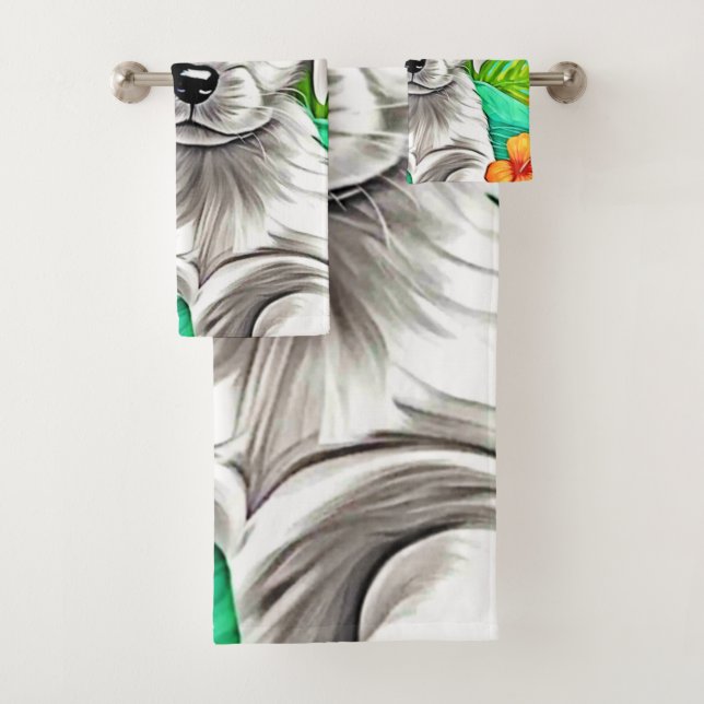 Arte De Cachorro Floral (In situ)