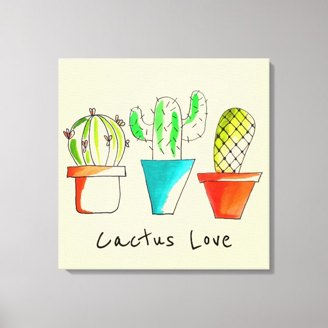 arte de cactus mexicano lindo amor (Anverso)