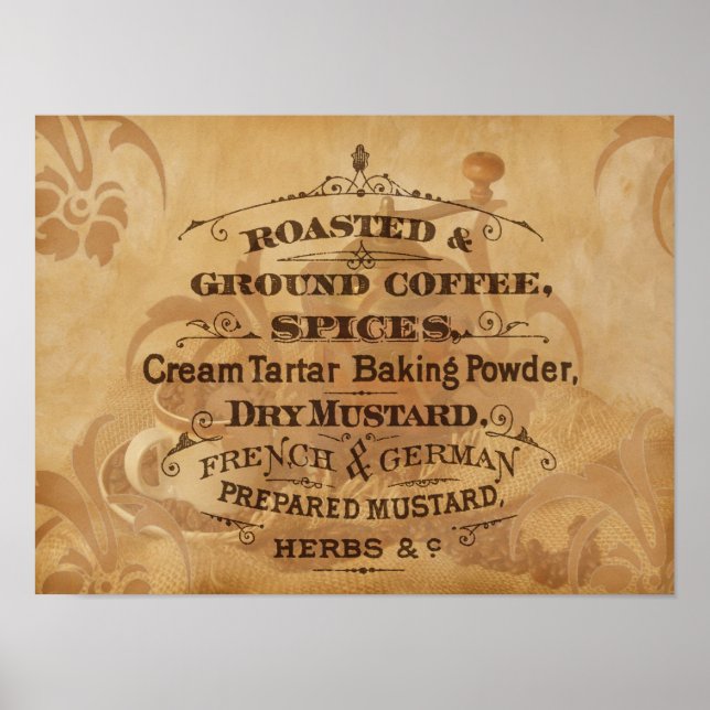 Arte de café de época (Frente)