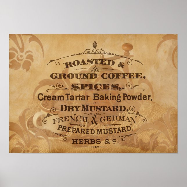 Arte de café de época (Frente)