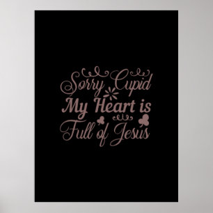 Arte De Café Mi Corazón Está Lleno De Jesús