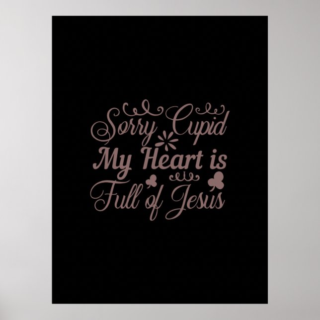 Arte De Café Mi Corazón Está Lleno De Jesús (Frente)