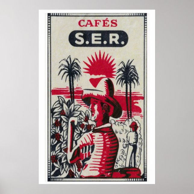 Arte de caja de cerillas de trabajadores agrícolas (Frente)