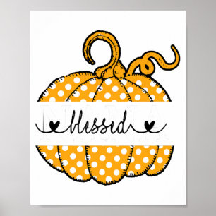 Arte de calabaza de Nana bendita Día de Acción de