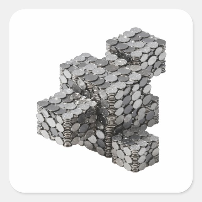 Arte de Calcomanía Plateada Despegable (Anverso)