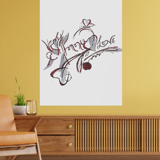 arte de caligrafía personalizada a mano