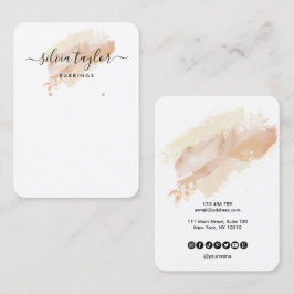 Arte de caligrafía Tarjeta de visualización de Ear