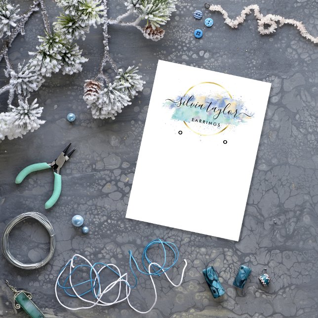 Arte de caligrafía Tarjeta de visualización de Ear (Subido por el creador)