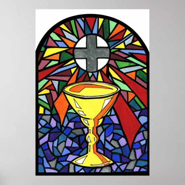 Arte de cáliz de cristal contenido (Frente)