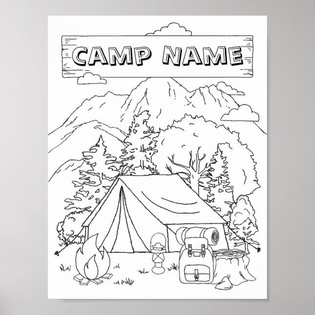 Arte de Camping Galería de Arte de Camping Madera  (Frente)