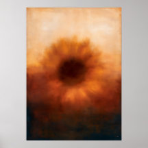 Arte de Campo de Color Abstracto de Girasol Himawa