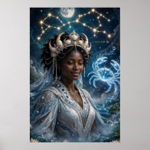 Arte de Cánger Negro Diosa Lunar