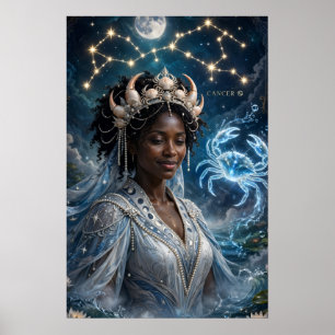 Arte de Cánger Negro Diosa Lunar