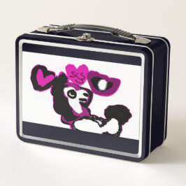 arte de caniche púrpura