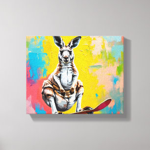 Arte de canvas canguro
