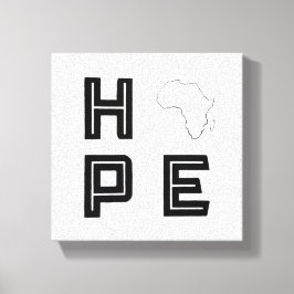 Arte de canvas de Africa Hope