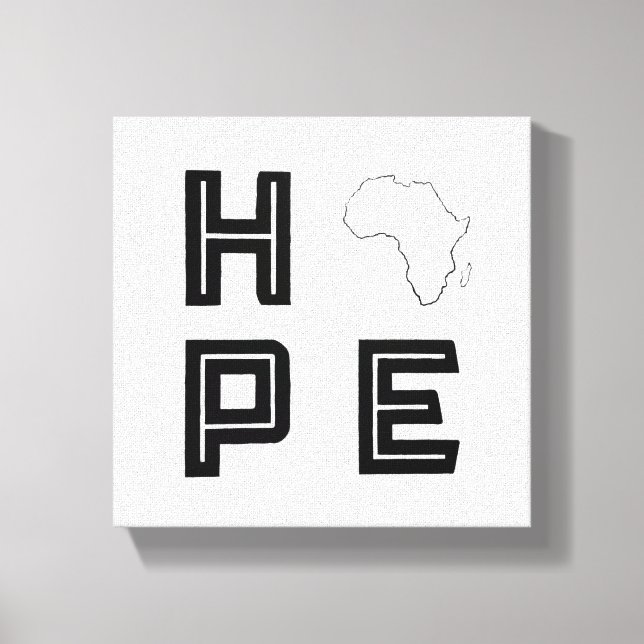 Arte de canvas de Africa Hope (Anverso)
