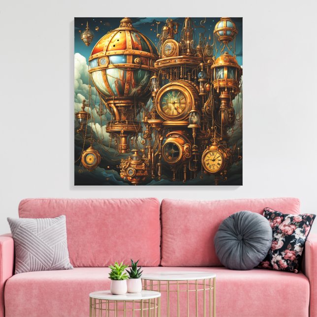 Arte de canvas de bloques de vapor (Insitu (Sala de estar))
