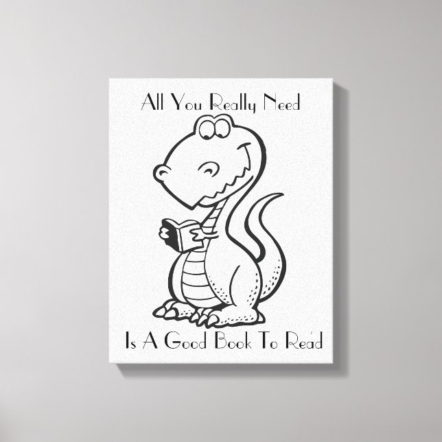 Arte de canvas de dinosaurios (Anverso)