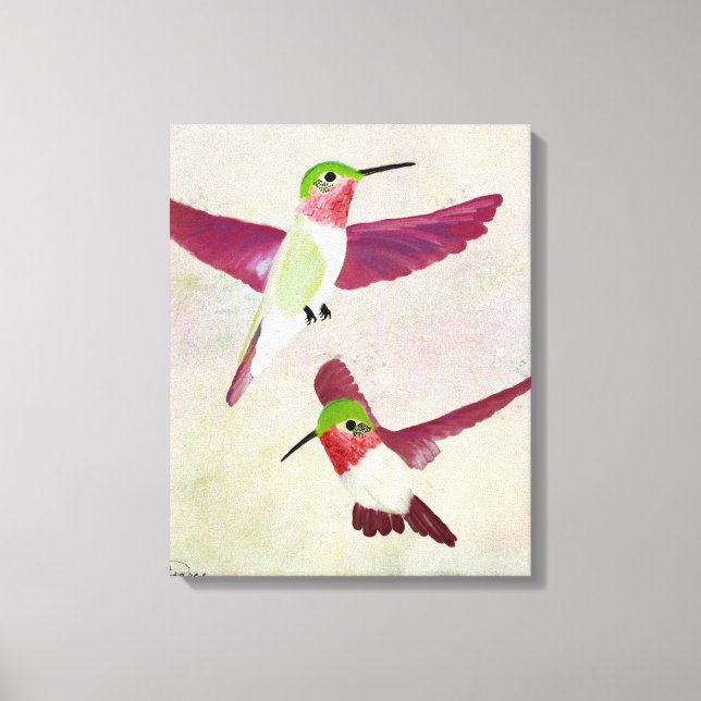 Arte de Canvas de Hummingbird (Anverso)
