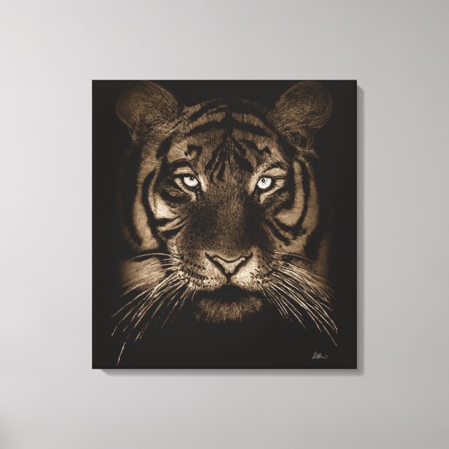 Arte de canvas de tigres (Anverso)