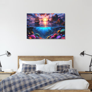 Arte de canvas Ocean Sunset