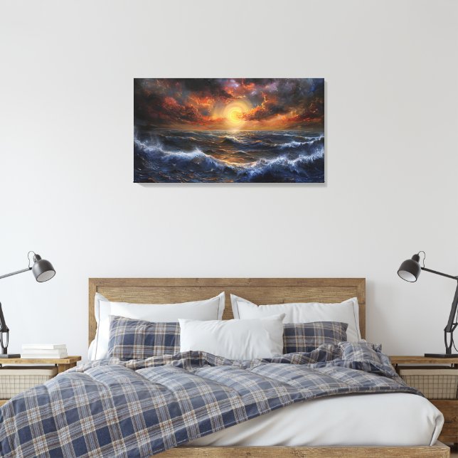 Arte de canvas Ocean Sunset (Insitu(Dormitorio))