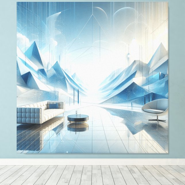 ARTE DE CANVAS - VOID NORDIC (Insitu (piso de madera))