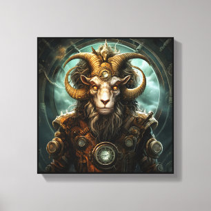 Arte de Capricornio en Lienzo