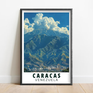 Arte de Caracas - Póster de la Montaña Avila- Avil