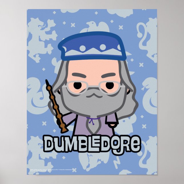 Arte de caricatura de Dumbledore (Frente)