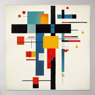 Arte de cartel de cruz suprematista