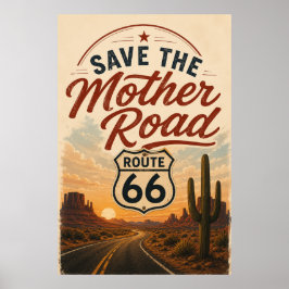 Arte de cartel de preservación del patrimonio del 