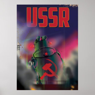 Arte de cartel de viaje de dibujos animados de la