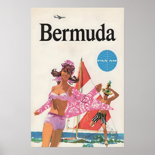 Arte de carteles de viaje Am  (Frente)