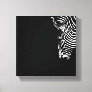 Arte de cebra lienzo